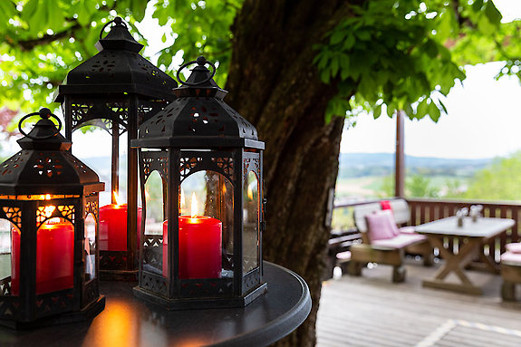 Erholsame Stunden im Biergarten vom Hotel Gottinger in Waldkirchen